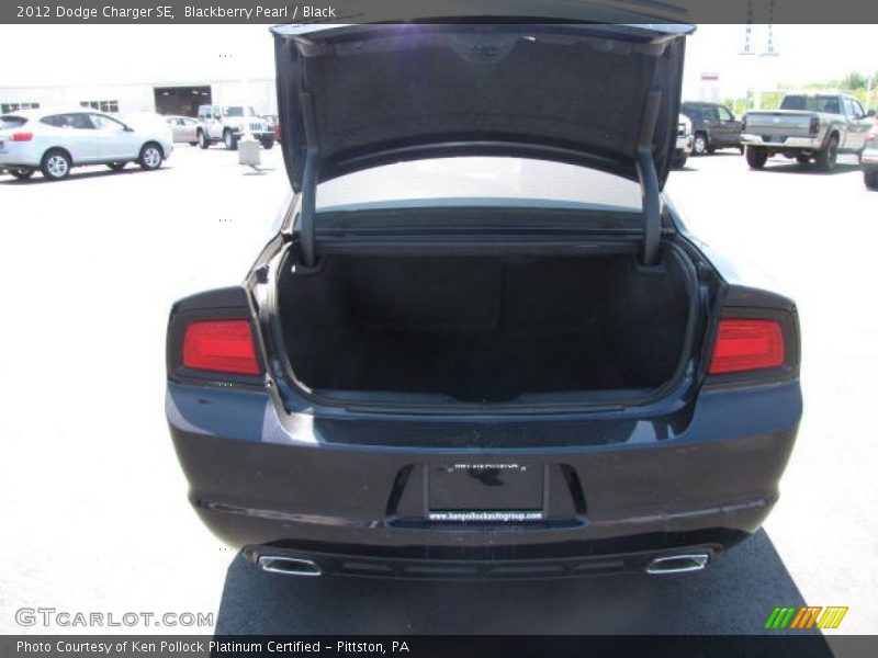 Blackberry Pearl / Black 2012 Dodge Charger SE