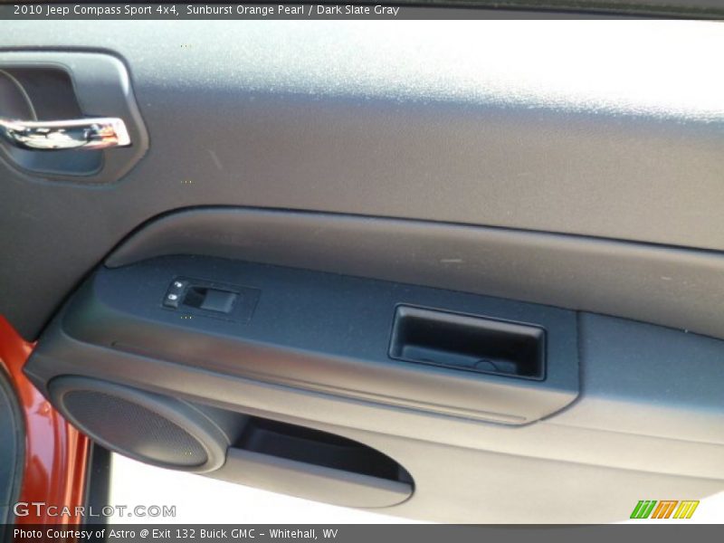 Sunburst Orange Pearl / Dark Slate Gray 2010 Jeep Compass Sport 4x4