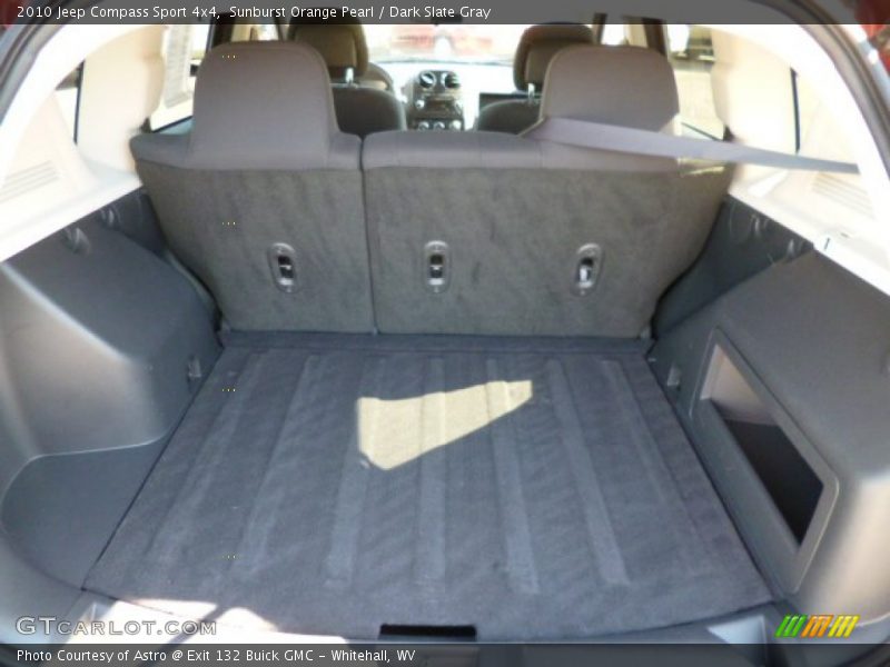 Sunburst Orange Pearl / Dark Slate Gray 2010 Jeep Compass Sport 4x4