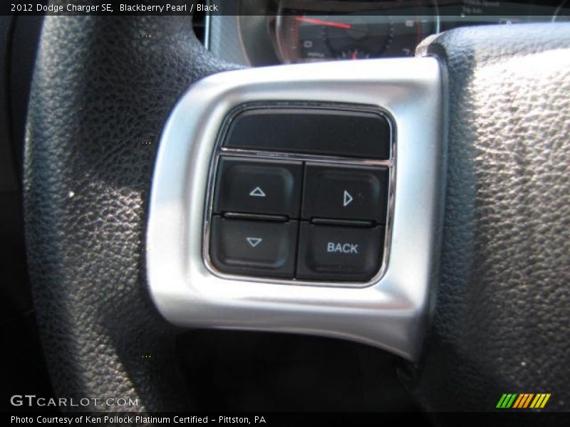 Blackberry Pearl / Black 2012 Dodge Charger SE