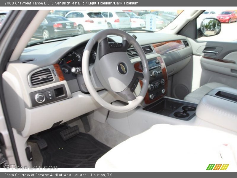 Silver Birch Metallic / Light Titanium/Dark Titanium 2008 Chevrolet Tahoe LT
