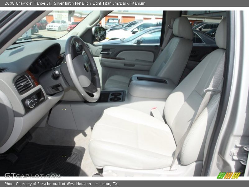 Silver Birch Metallic / Light Titanium/Dark Titanium 2008 Chevrolet Tahoe LT