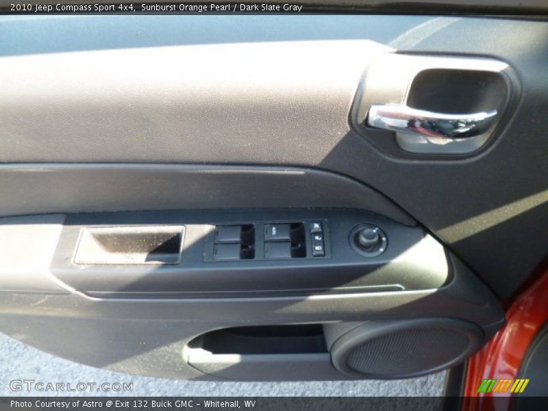 Sunburst Orange Pearl / Dark Slate Gray 2010 Jeep Compass Sport 4x4