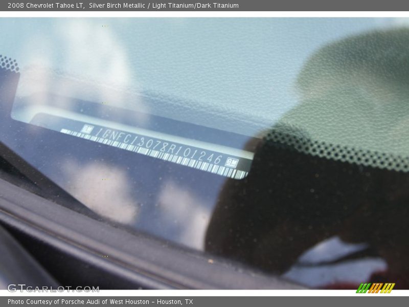 Silver Birch Metallic / Light Titanium/Dark Titanium 2008 Chevrolet Tahoe LT