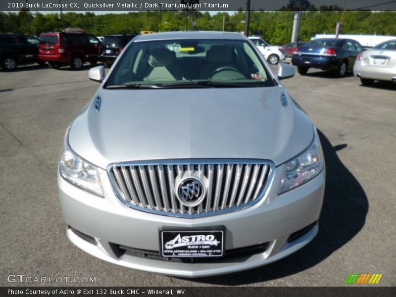 Quicksilver Metallic / Dark Titanium/Light Titanium 2010 Buick LaCrosse CX