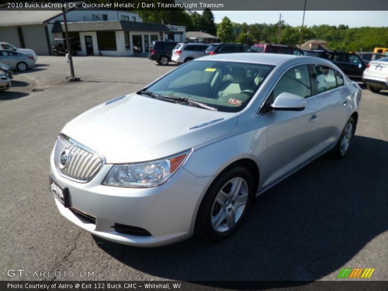 Quicksilver Metallic / Dark Titanium/Light Titanium 2010 Buick LaCrosse CX