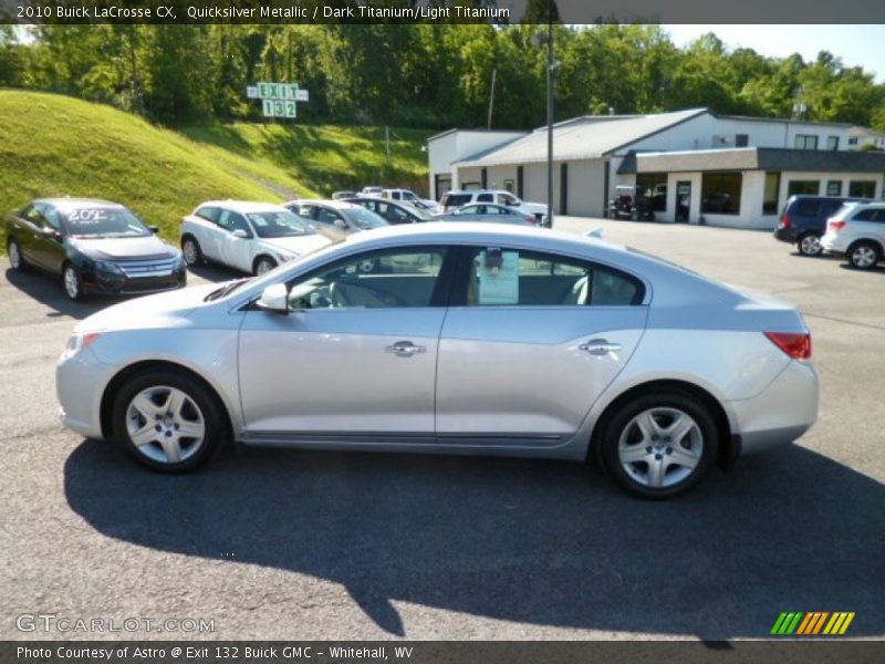 Quicksilver Metallic / Dark Titanium/Light Titanium 2010 Buick LaCrosse CX