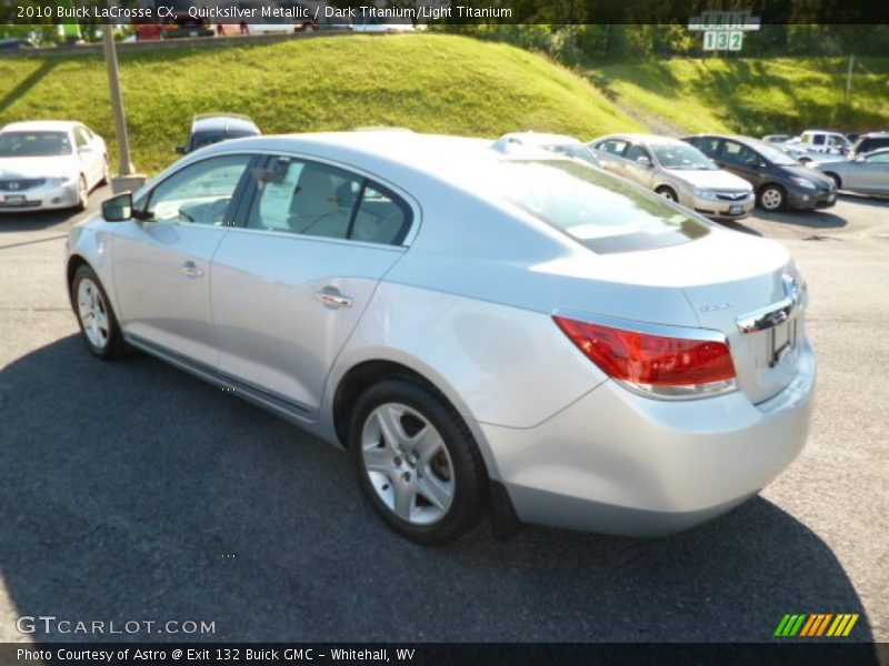 Quicksilver Metallic / Dark Titanium/Light Titanium 2010 Buick LaCrosse CX
