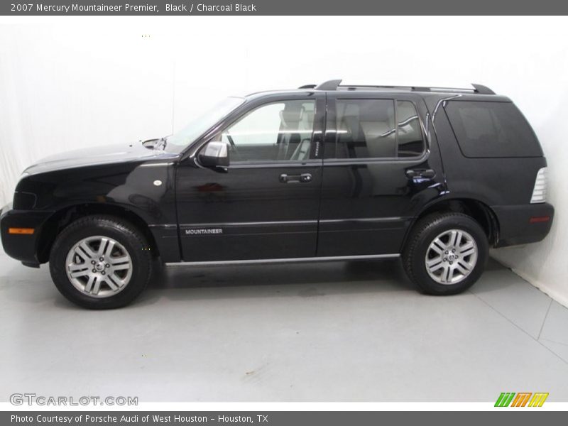 Black / Charcoal Black 2007 Mercury Mountaineer Premier