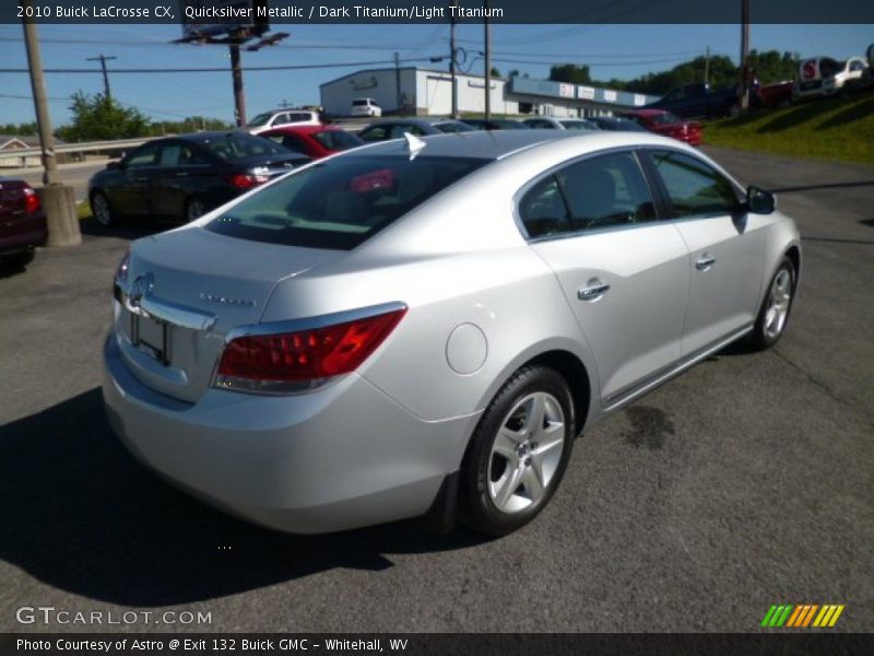 Quicksilver Metallic / Dark Titanium/Light Titanium 2010 Buick LaCrosse CX