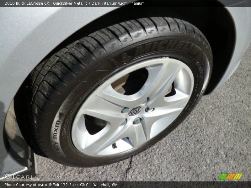 Quicksilver Metallic / Dark Titanium/Light Titanium 2010 Buick LaCrosse CX