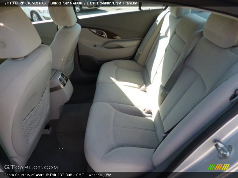 Quicksilver Metallic / Dark Titanium/Light Titanium 2010 Buick LaCrosse CX