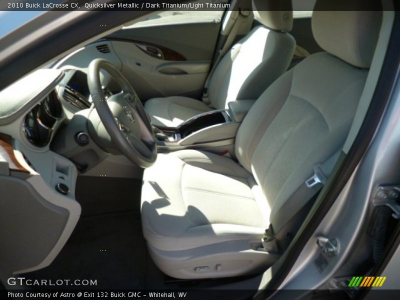Quicksilver Metallic / Dark Titanium/Light Titanium 2010 Buick LaCrosse CX