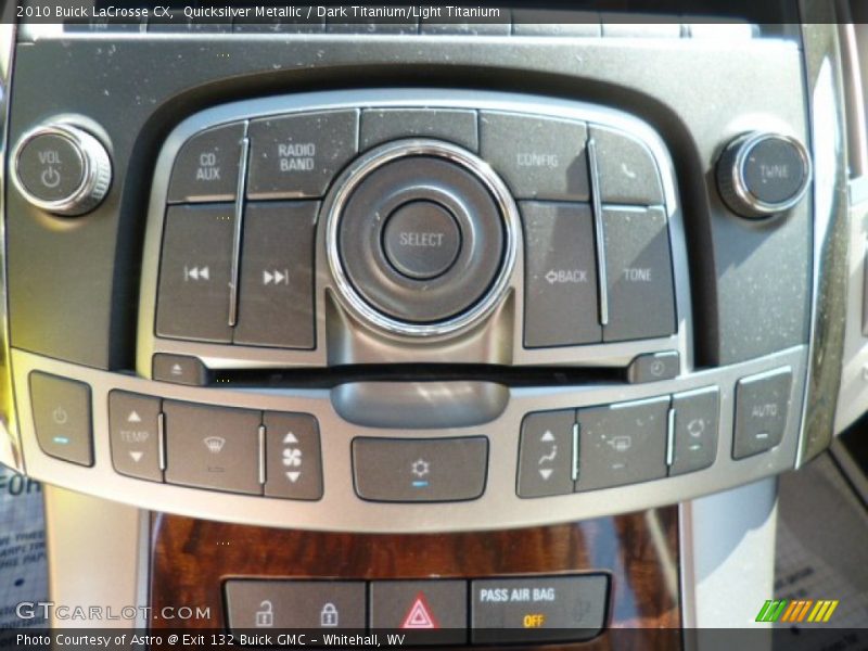 Quicksilver Metallic / Dark Titanium/Light Titanium 2010 Buick LaCrosse CX