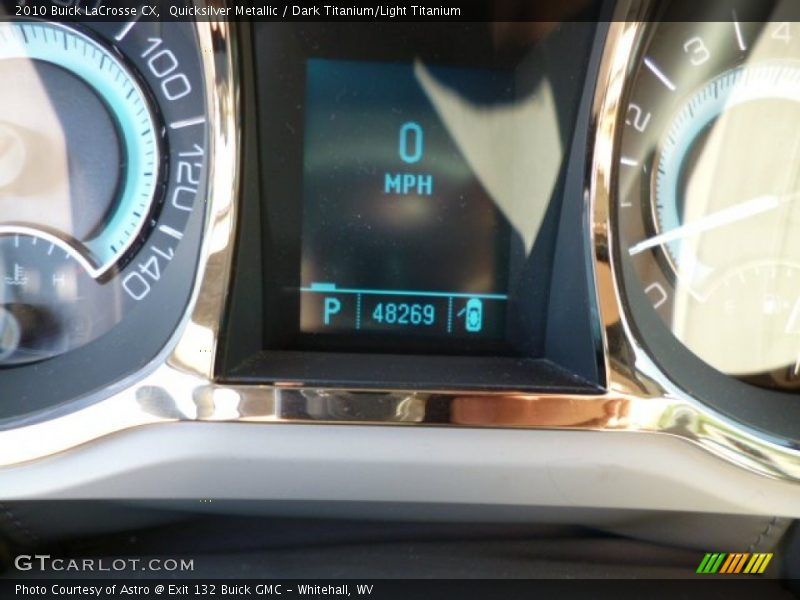 Quicksilver Metallic / Dark Titanium/Light Titanium 2010 Buick LaCrosse CX