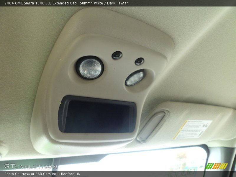 Summit White / Dark Pewter 2004 GMC Sierra 1500 SLE Extended Cab