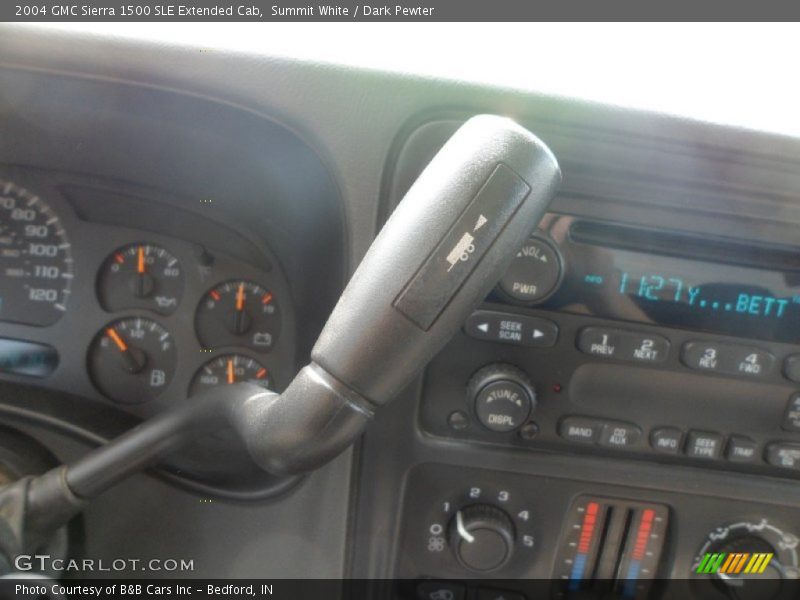 Summit White / Dark Pewter 2004 GMC Sierra 1500 SLE Extended Cab