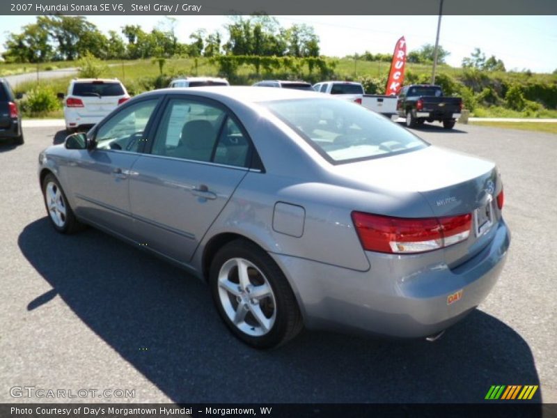 Steel Gray / Gray 2007 Hyundai Sonata SE V6