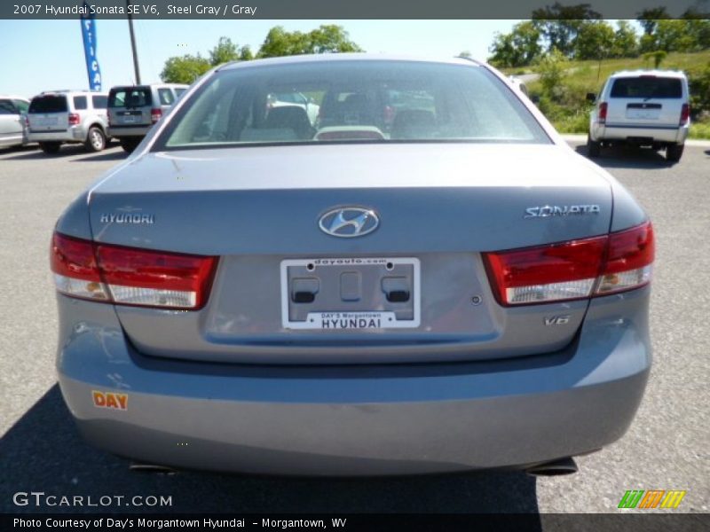 Steel Gray / Gray 2007 Hyundai Sonata SE V6