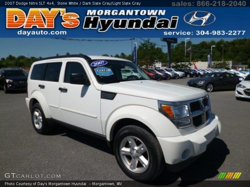 Stone White / Dark Slate Gray/Light Slate Gray 2007 Dodge Nitro SLT 4x4