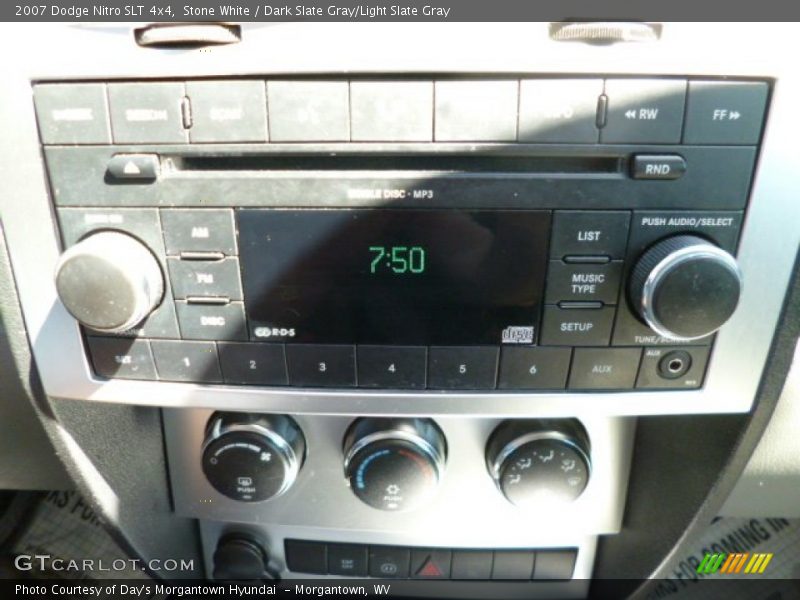 Stone White / Dark Slate Gray/Light Slate Gray 2007 Dodge Nitro SLT 4x4
