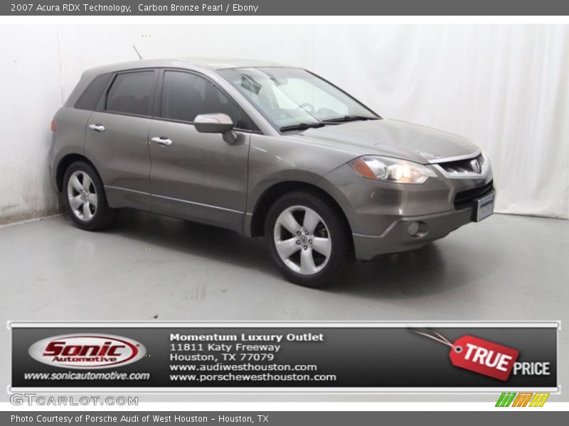 Carbon Bronze Pearl / Ebony 2007 Acura RDX Technology