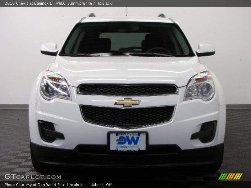 Summit White / Jet Black 2010 Chevrolet Equinox LT AWD