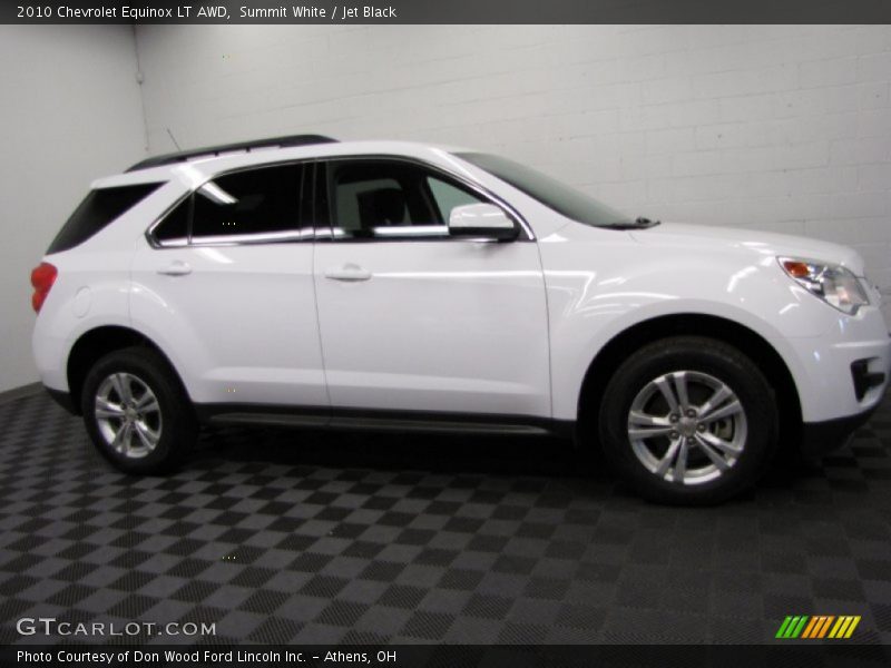 Summit White / Jet Black 2010 Chevrolet Equinox LT AWD