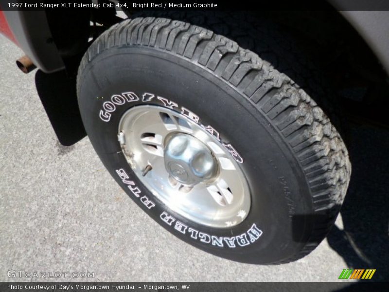 Bright Red / Medium Graphite 1997 Ford Ranger XLT Extended Cab 4x4