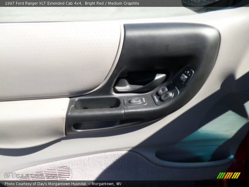 Bright Red / Medium Graphite 1997 Ford Ranger XLT Extended Cab 4x4