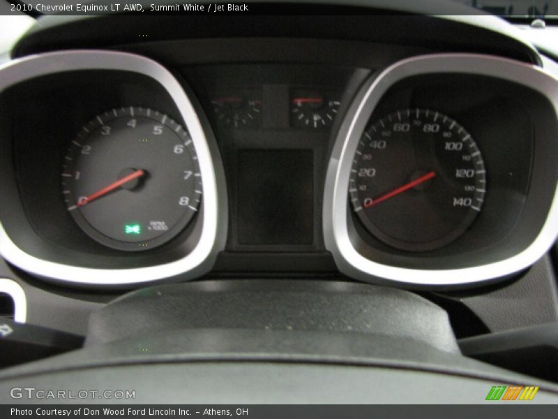 Summit White / Jet Black 2010 Chevrolet Equinox LT AWD