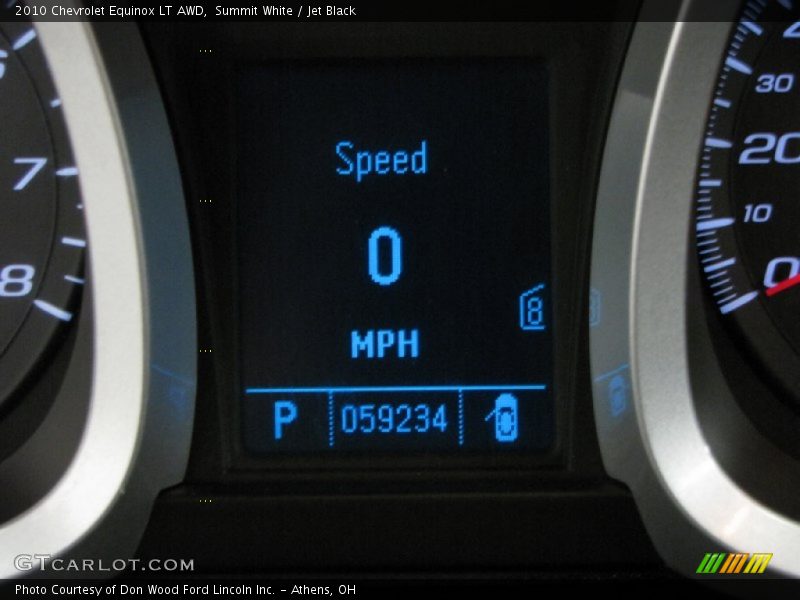 Summit White / Jet Black 2010 Chevrolet Equinox LT AWD