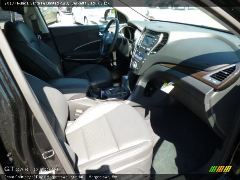 Becketts Black / Black 2013 Hyundai Santa Fe Limited AWD