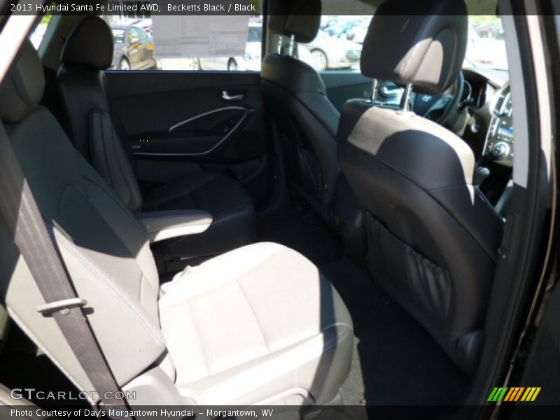 Becketts Black / Black 2013 Hyundai Santa Fe Limited AWD