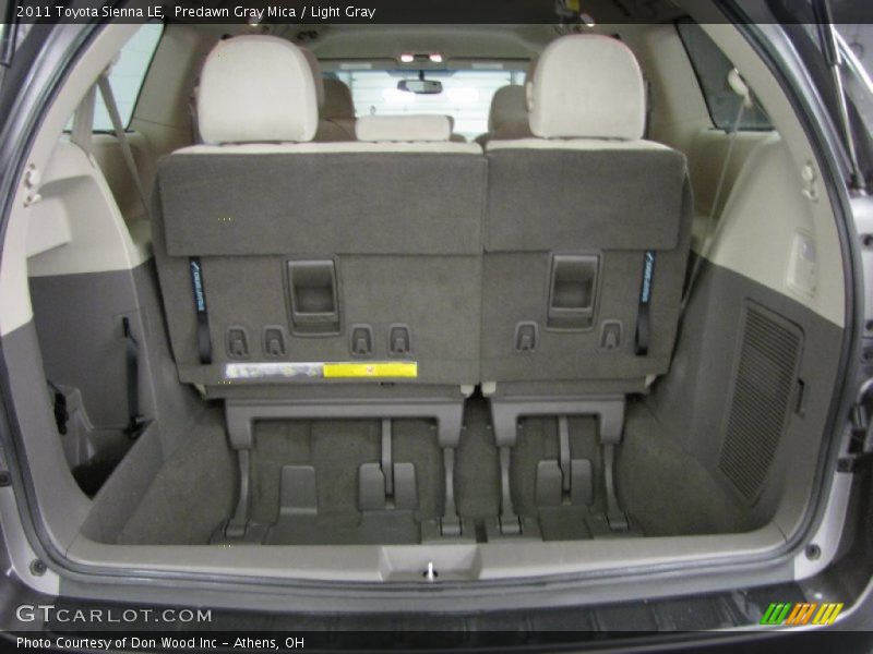 Predawn Gray Mica / Light Gray 2011 Toyota Sienna LE