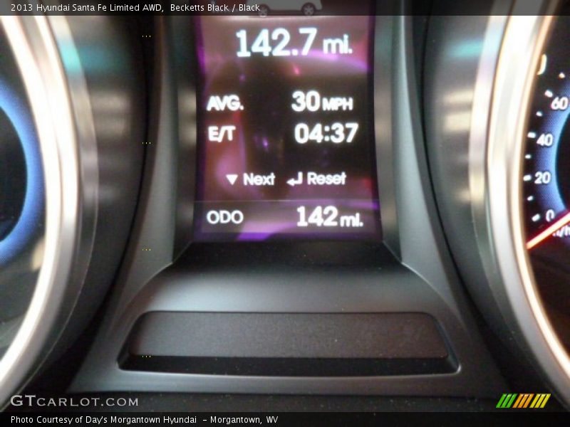 Becketts Black / Black 2013 Hyundai Santa Fe Limited AWD