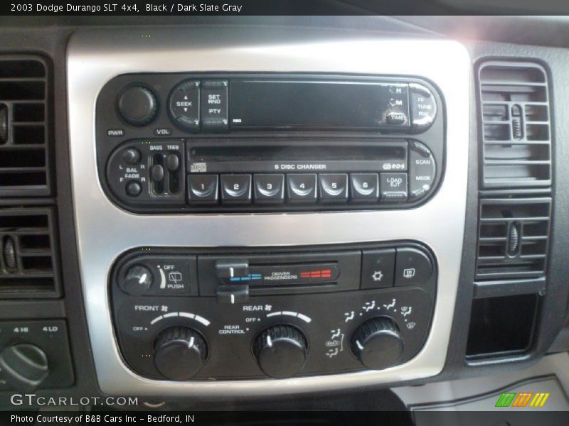 Controls of 2003 Durango SLT 4x4