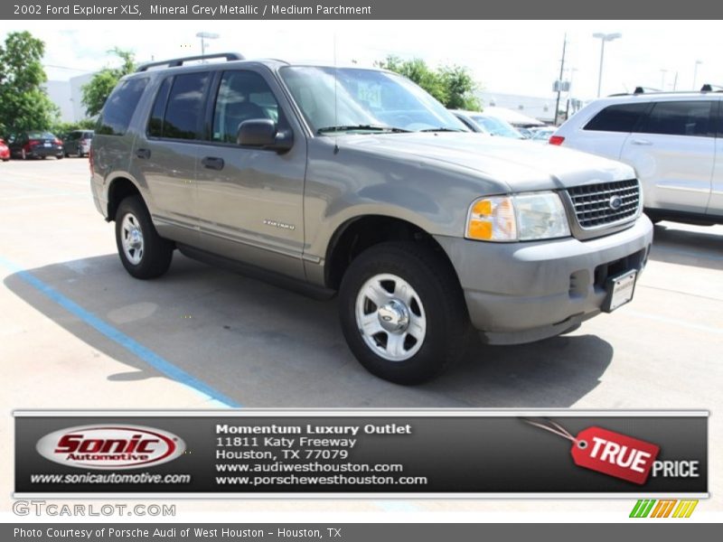Mineral Grey Metallic / Medium Parchment 2002 Ford Explorer XLS