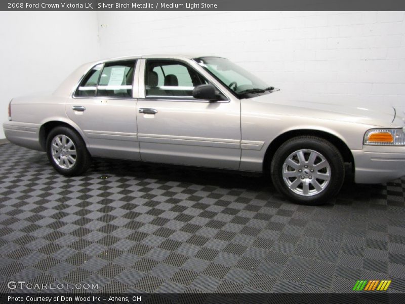 Silver Birch Metallic / Medium Light Stone 2008 Ford Crown Victoria LX
