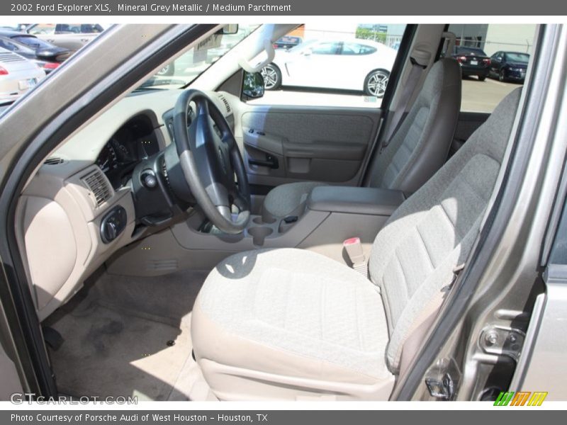 Mineral Grey Metallic / Medium Parchment 2002 Ford Explorer XLS