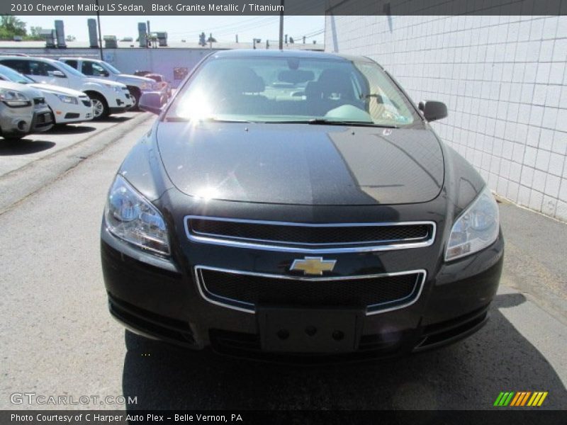 Black Granite Metallic / Titanium 2010 Chevrolet Malibu LS Sedan