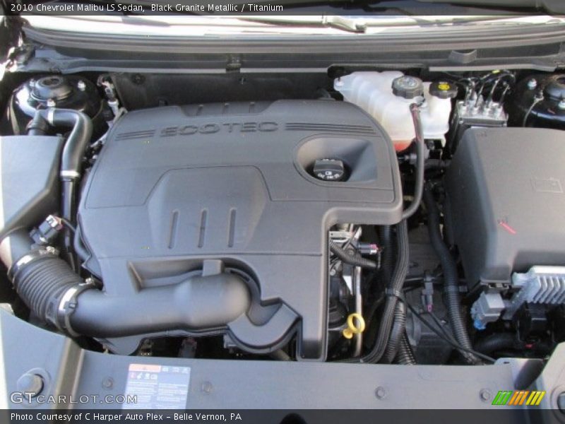 Black Granite Metallic / Titanium 2010 Chevrolet Malibu LS Sedan