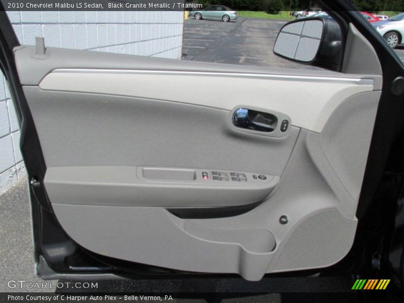 Black Granite Metallic / Titanium 2010 Chevrolet Malibu LS Sedan