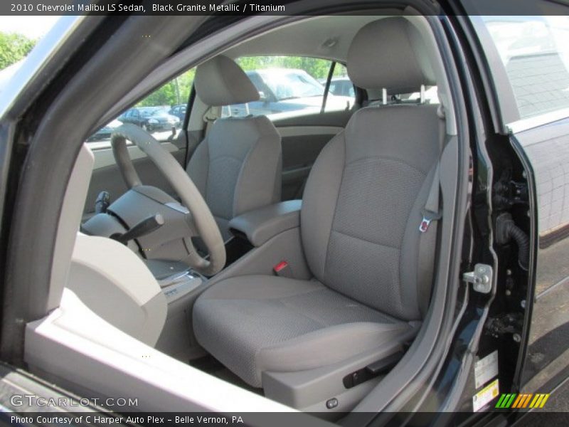 Black Granite Metallic / Titanium 2010 Chevrolet Malibu LS Sedan