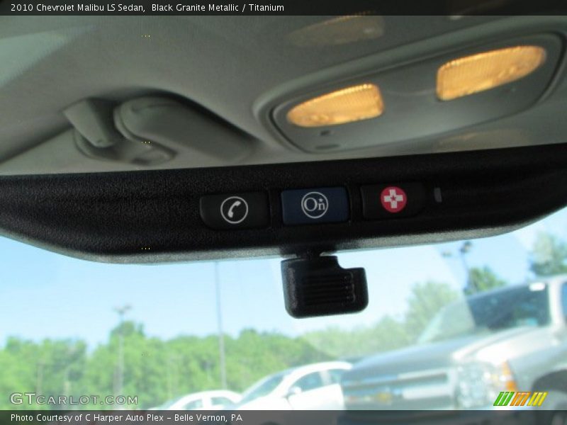 Black Granite Metallic / Titanium 2010 Chevrolet Malibu LS Sedan