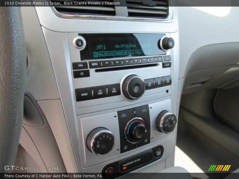 Black Granite Metallic / Titanium 2010 Chevrolet Malibu LS Sedan
