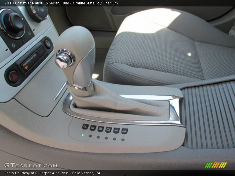 Black Granite Metallic / Titanium 2010 Chevrolet Malibu LS Sedan