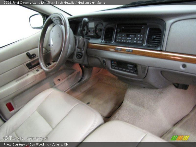 Silver Birch Metallic / Medium Light Stone 2008 Ford Crown Victoria LX