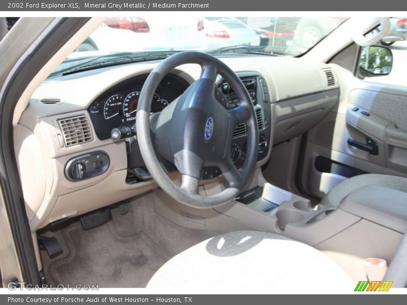 Mineral Grey Metallic / Medium Parchment 2002 Ford Explorer XLS