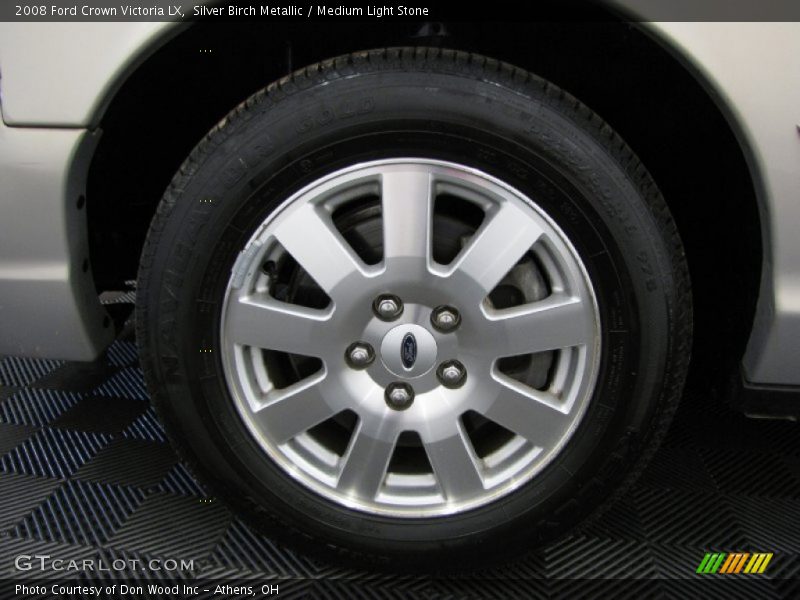 Silver Birch Metallic / Medium Light Stone 2008 Ford Crown Victoria LX